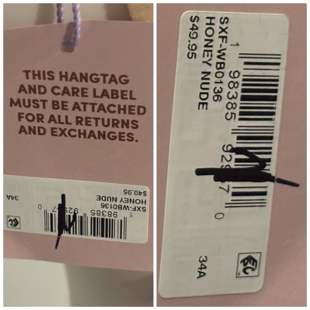 Savage X Fenty Honey Nude Toned Lightly Padded Underwire Bra - Picture 5 of 6